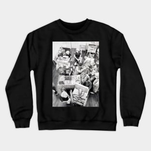 Birds Eye ENT - Drawing  by Avril Thomas - Adelaide / South Australia Artist Crewneck Sweatshirt